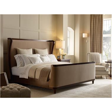 HC3463-10 Cliveden King Bed, HC3408-23 Carlyle Chair, HC3405-24 Pierre Chair, HC3484-10 Carmelina Side Table and HC3466-10 Connaught Nightstand