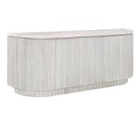 Maxime Console With Stone Top - Truffle