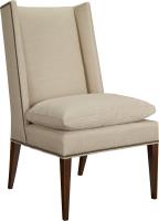 Martin Host Chair In Mahogany Without Arms With Loose Seat  Cushion 