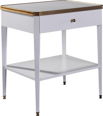 Austell Side Table With Onyx Top 