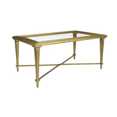 Bristol Cocktail Table Gold Leaf