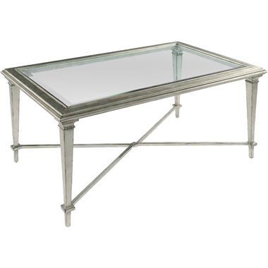 Bristol Cocktail Table Silver Leaf