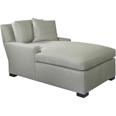 Silhouettes M2m Chaise With Medium Square Arm (Exp Leg)