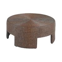 Wicker 48-Inch Round Cocktail Table
