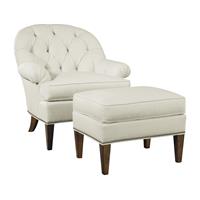 Holly Tufted Exposed Leg Chair