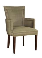 Flared Back Dining Arm Chair