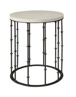 Astor Side Table With Stone Top
