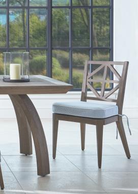 HCD8800-02	Aswan Outdoor Dining Chair in Fabric HC412-33 and 
HCD8840-STK Aswan Dining Table
