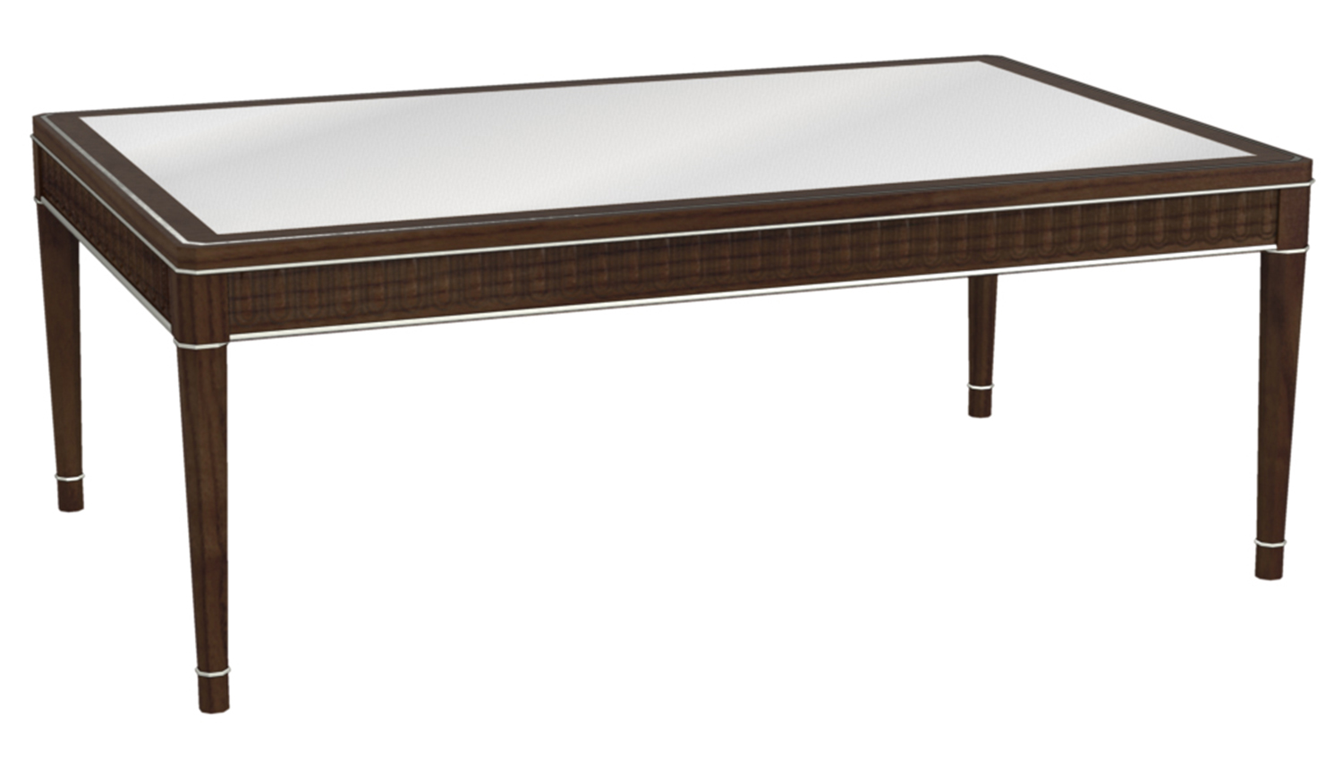 Slaton Antique Mirror Top Coffee Table