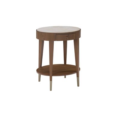Denzil Oval Nightstand / Side Table