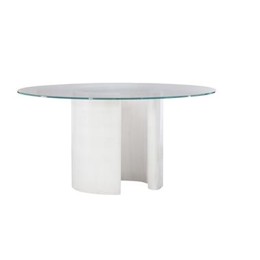 Ray Dining Table With 48" Dia Glass