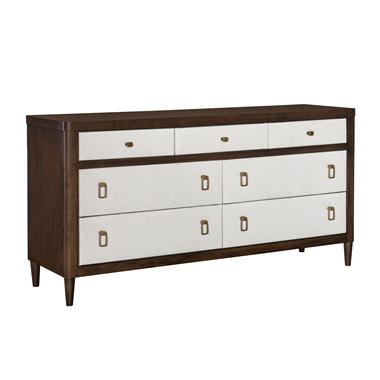 Sydney Dresser With Upholstered Drawers 
