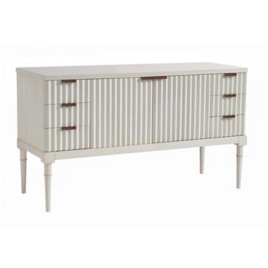 Petite Plaited Buffet With Wood Top