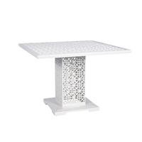 Haret Square Bunching Dining Table-Cloud White