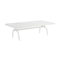Haret Outdoor Rectangular Cocktail Table - Cloud White 