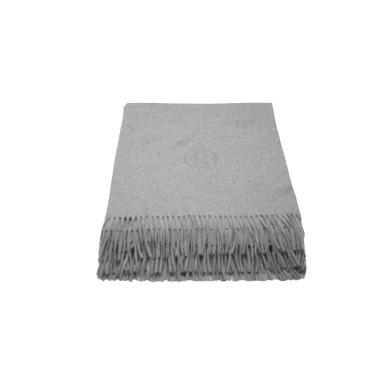 Grey Cashmere Throw