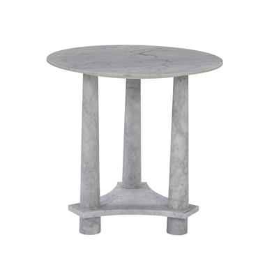 Ivo Carrara Marble End Table