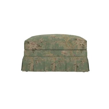 Harrison Ottoman - Kickpleat Skirt