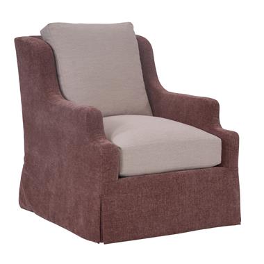 Harrison Lounge Chair - Dressmaker Skirt