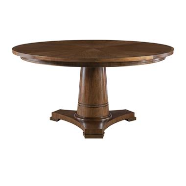 Regency Round Dining Table Stocked In Truffle