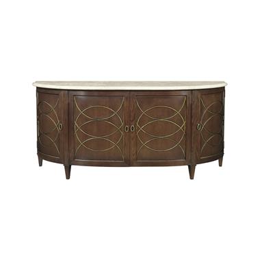 Duchamp Demi-Lune Sideboard W/ New Stone